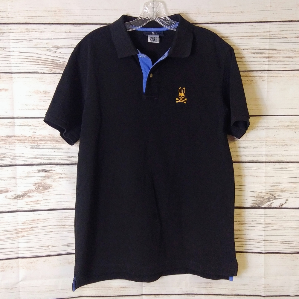 Psycho Bunny Pima Cotton Polo Shirt Size Large